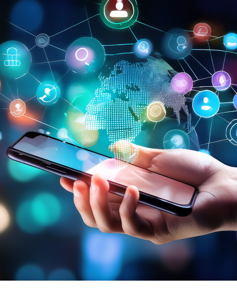 Das Netzwerk von Social Media
